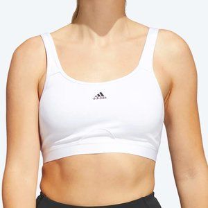 ADIDAS White Tlrd Training Move High Support Bra XX-Small C Cup NWT